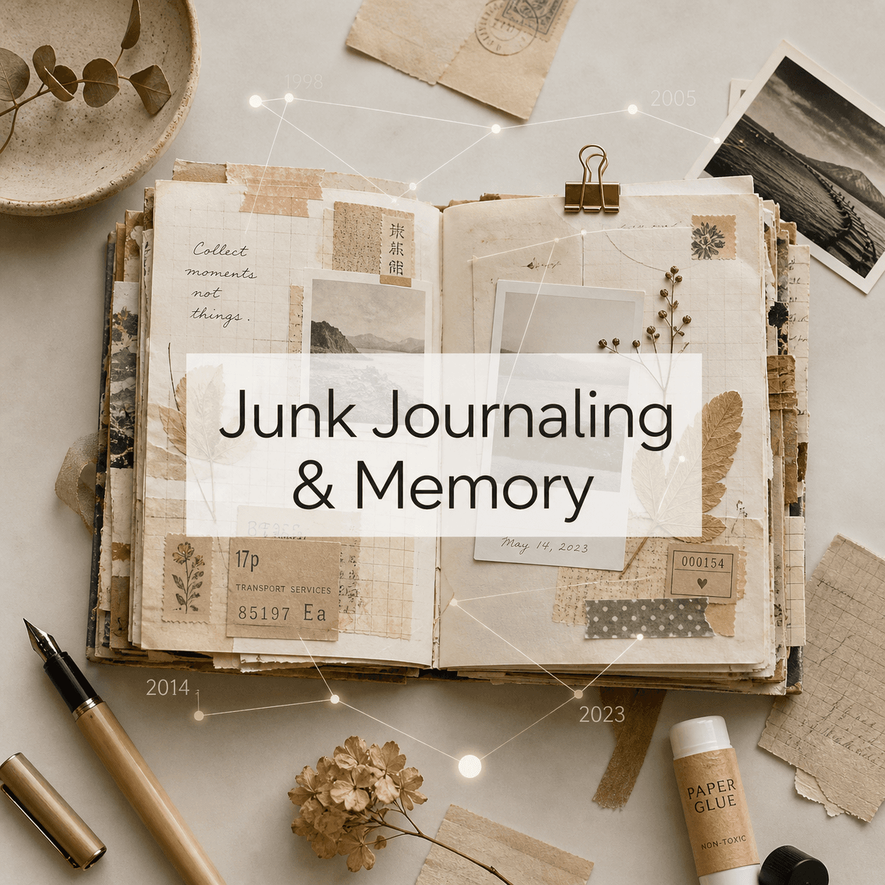 Junk Journaling Is Everywhere Again—but Can It Actually Help You Remember Your Life?