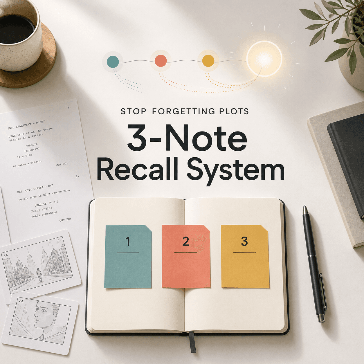 Stop Forgetting Plots: The 3-Note Recall System