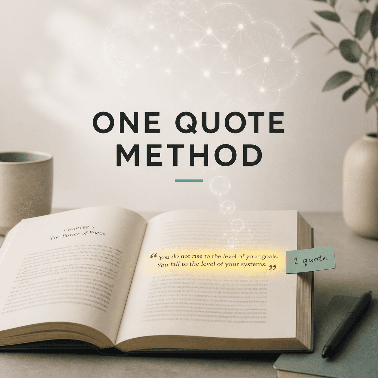 The “One Quote” Method to Remember Any Book