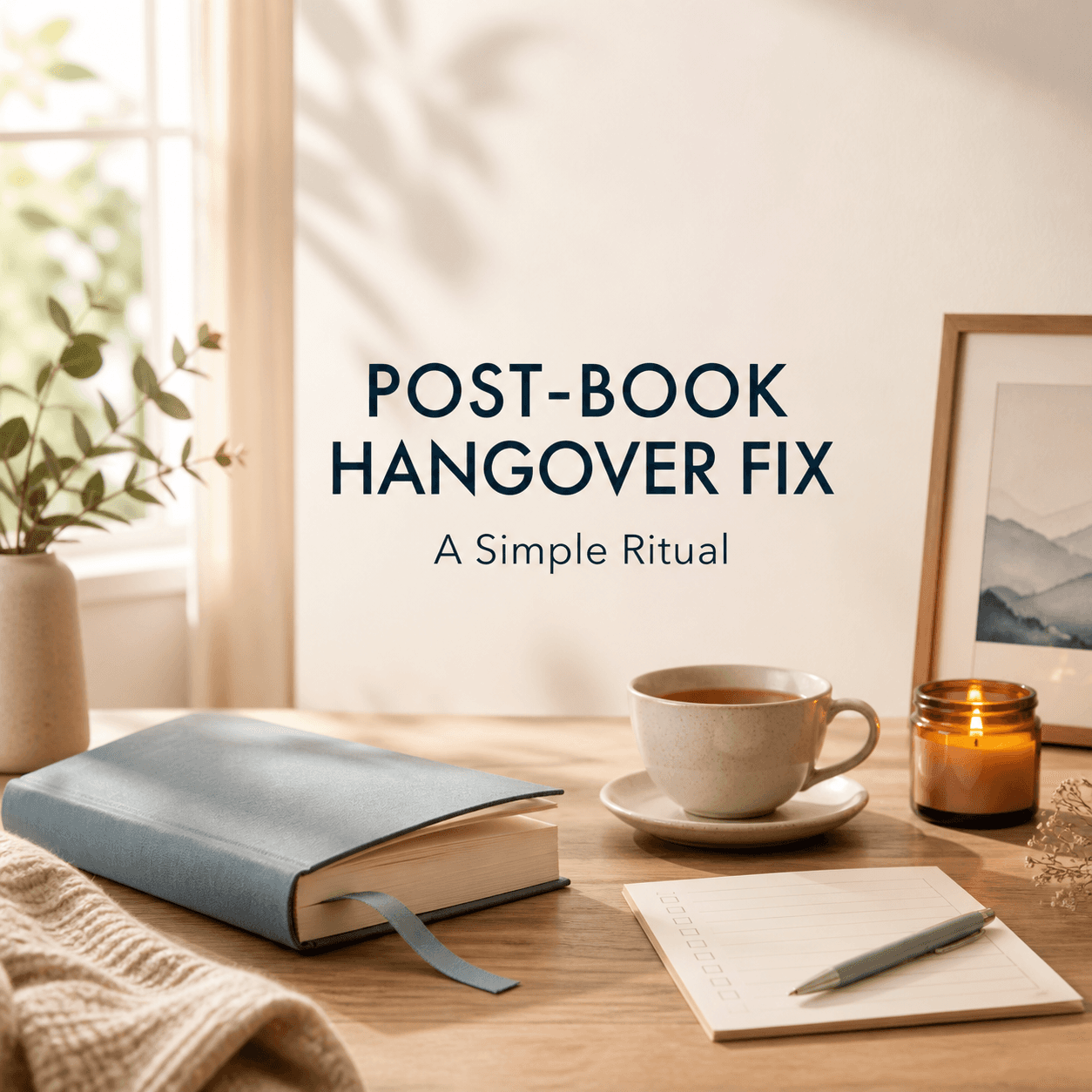 The Post-Book Hangover Fix: A Simple Ritual