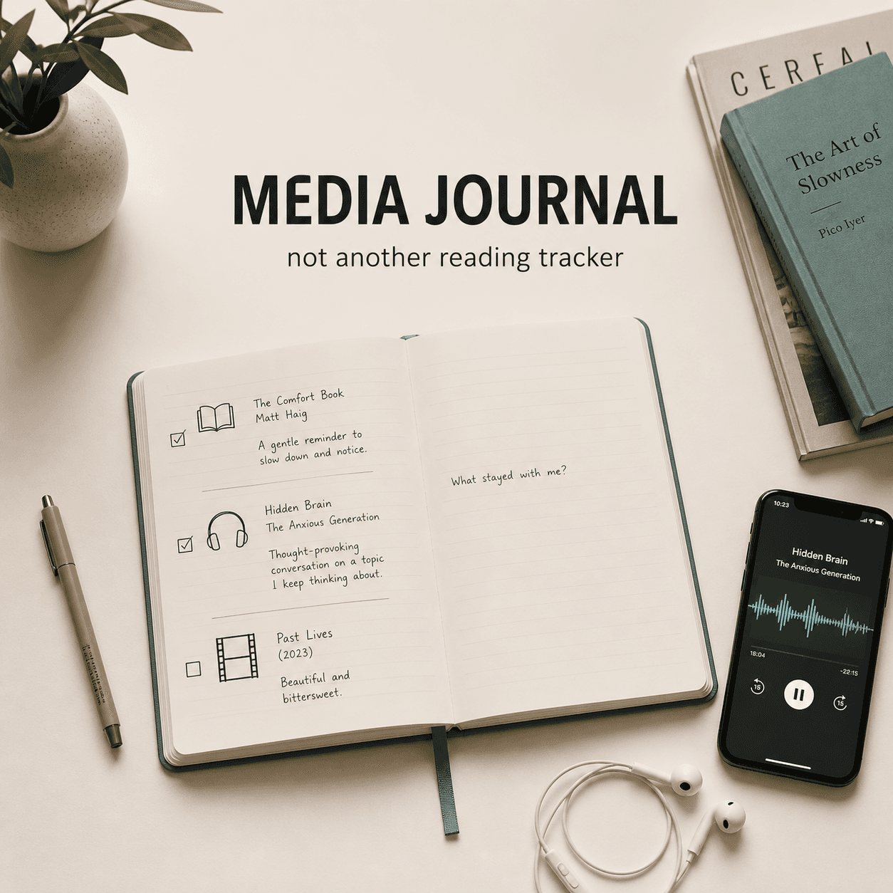 You Don’t Need Another Reading Tracker. You Might Need a Media Journal